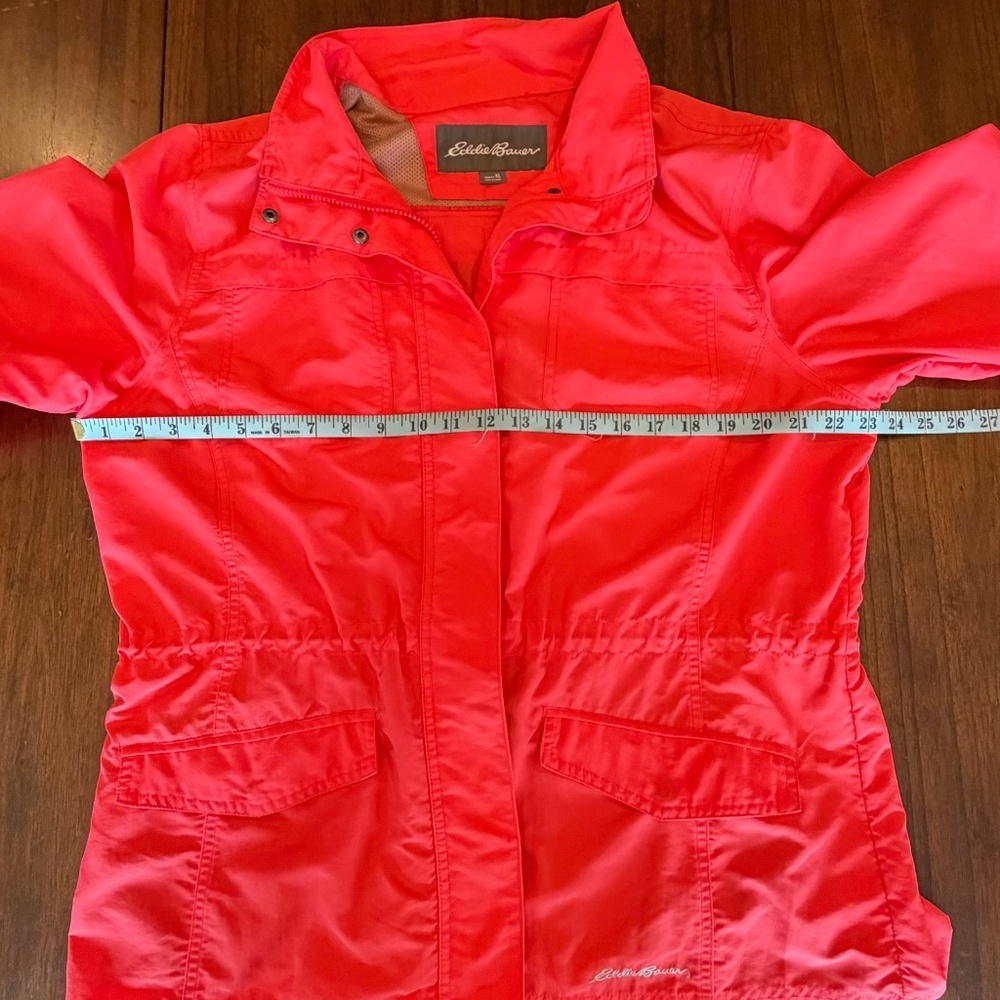 Eddie Bauer Women's Coral Windbreaker Zip Vented Nylon Jacket, Outdoor Size XL - Picture 14 of 16